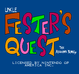 Fester's Quest screenshot 3 for NES